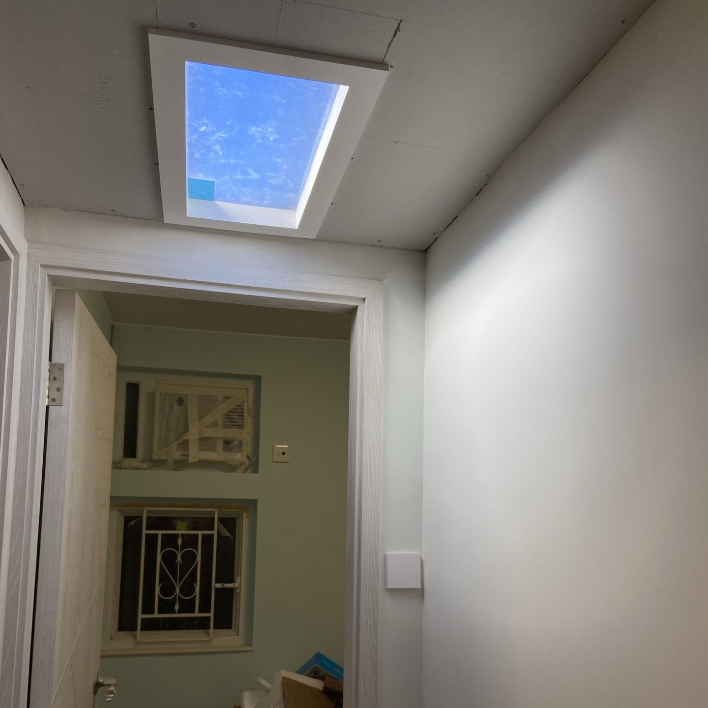 CelestialGlow | Elegant Smart Blue Sky LED Flush Mount Ceiling Light 10