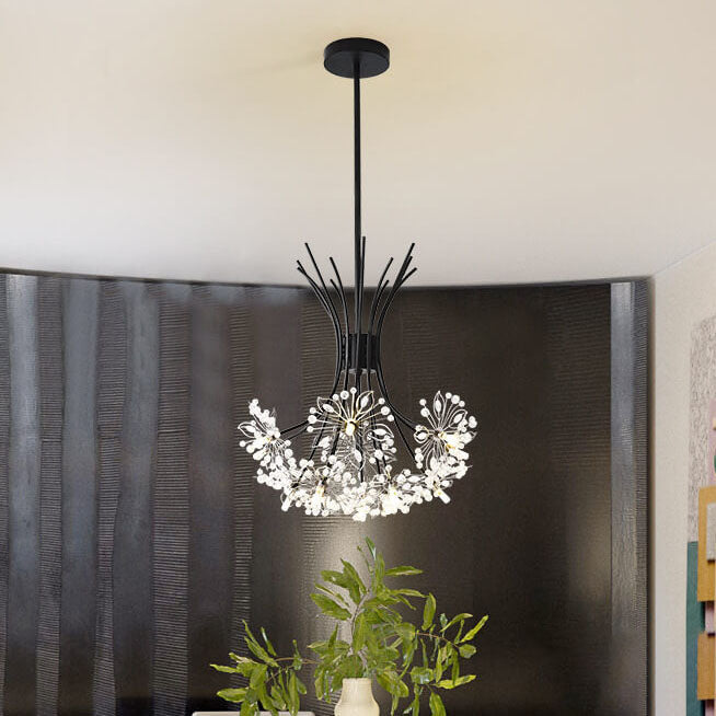 DandelionGlow | Elegant Modern Crystal LED Chandelier Light Fixture 11