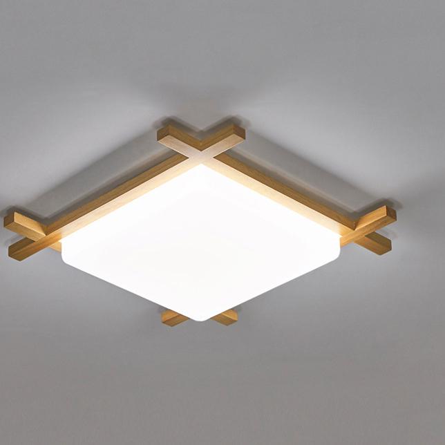 KiyoshiLight | Elegant Modern Japanese Flush Mount Ceiling Lamp 9