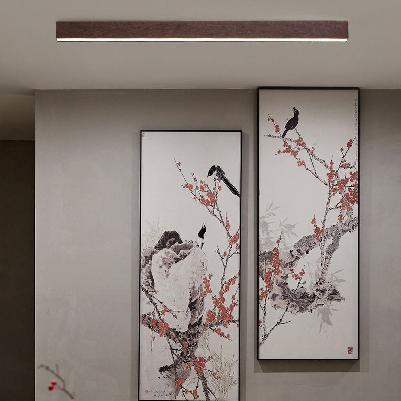 LuminaWood | Elegant Modern Minimalist LED Flush Mount Ceiling Light 13