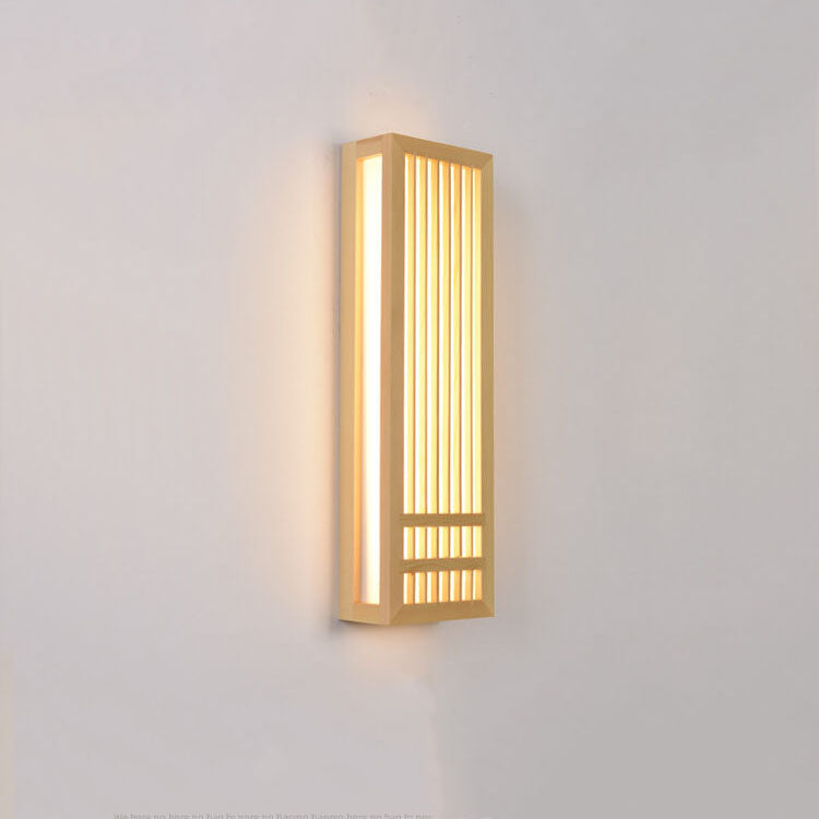 Luminara | Elegant Minimalist Solid Wood LED Wall Sconce Lamp 12
