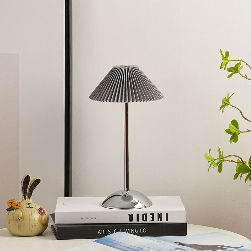 Luminara | Elegant Scandinavian Rechargeable Fabric Table Lamp 15