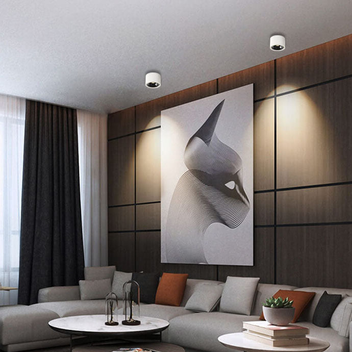 Luminara | Stylish Modern Adjustable LED Flush Mount Ceiling Light 12