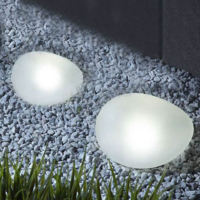 Luminara | Stylish Modern Solar Pebble LED Outdoor Landscape Light 8