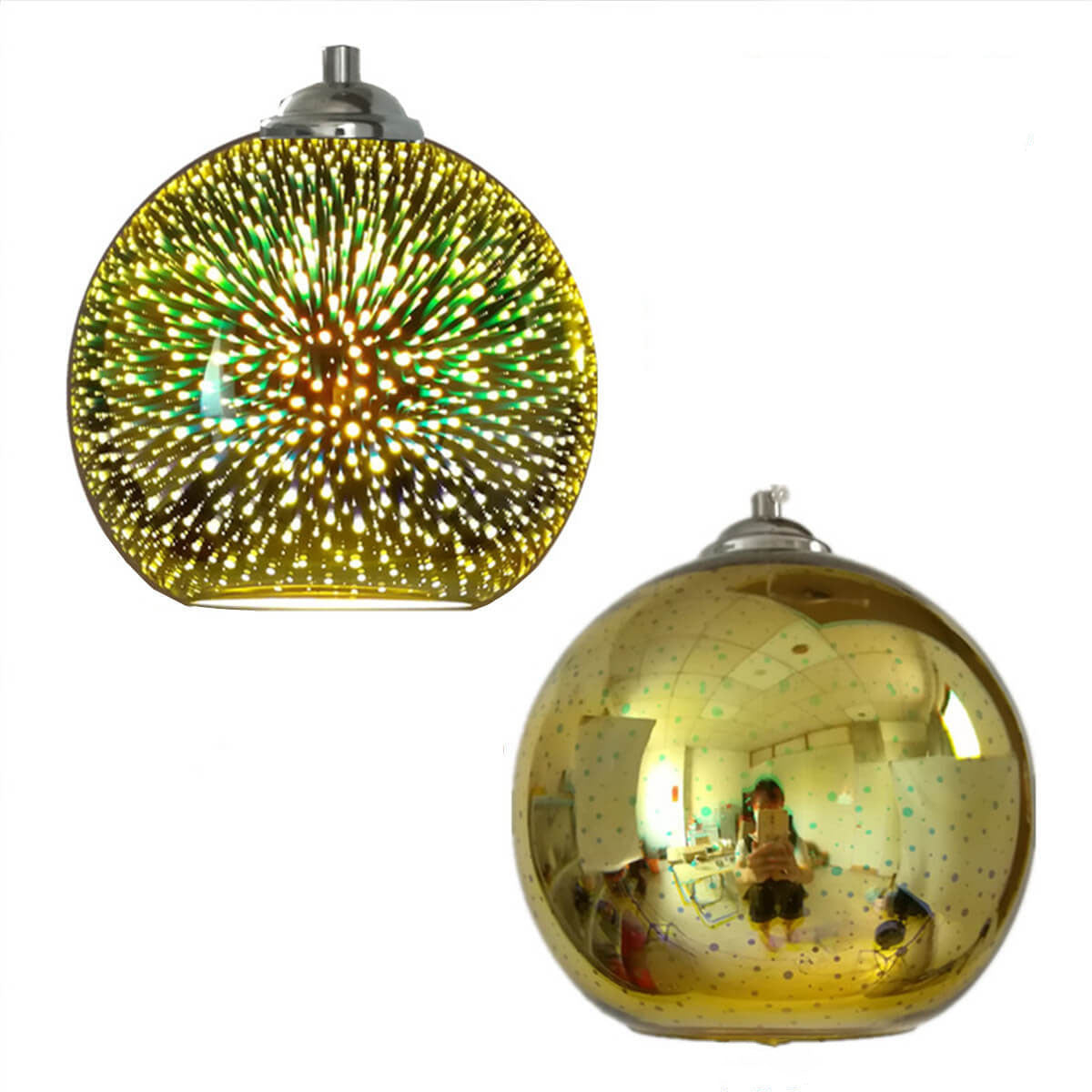 Lumosphere | Vibrant Modern 3D Colorful Fireworks Pendant Light 15