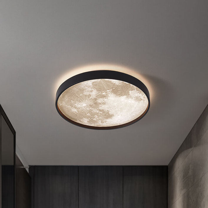 Lunara | Modern Sleek Round LED Flush Mount Ceiling Light Fixture 12