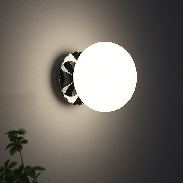Lunaris | Chic Modern Minimalist Wall Sconce Lamp with Glass Shade 11