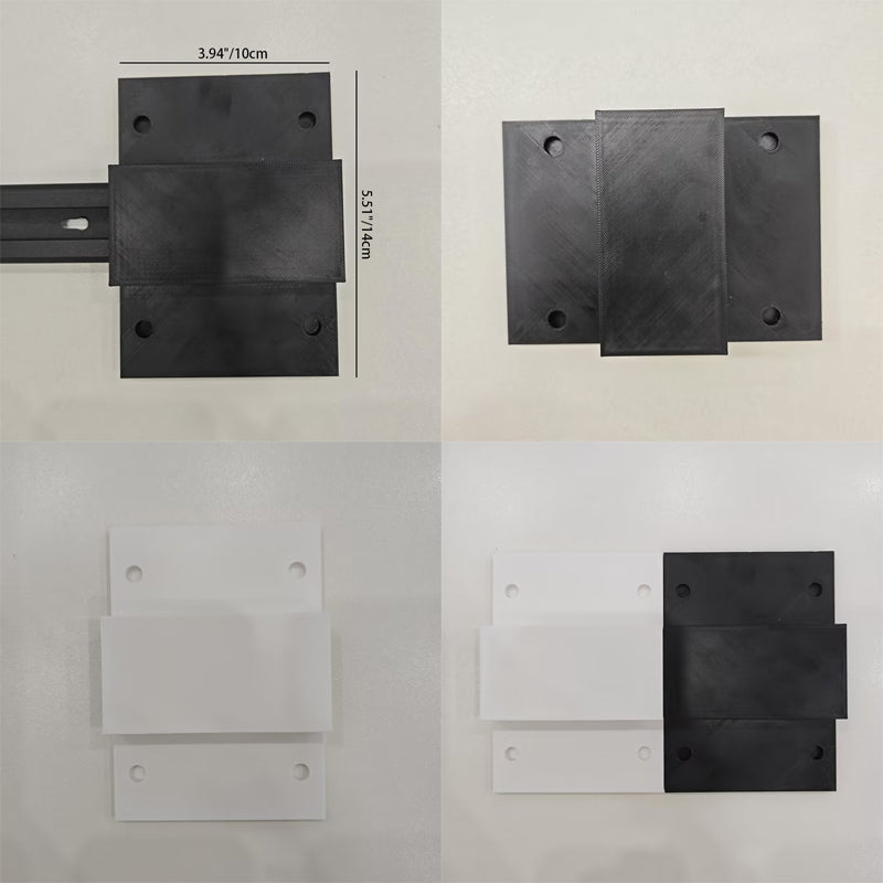 Mira Track Lighting | LED Modern Fixture, Black Design 13