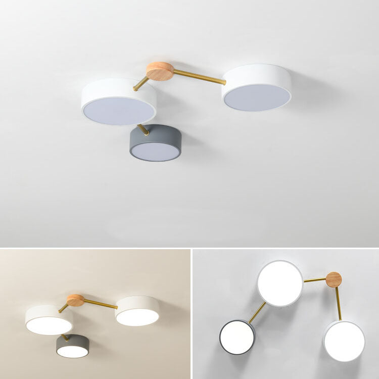 NordicWood | Sleek Modern Flush Mount Ceiling Light Fixture 9