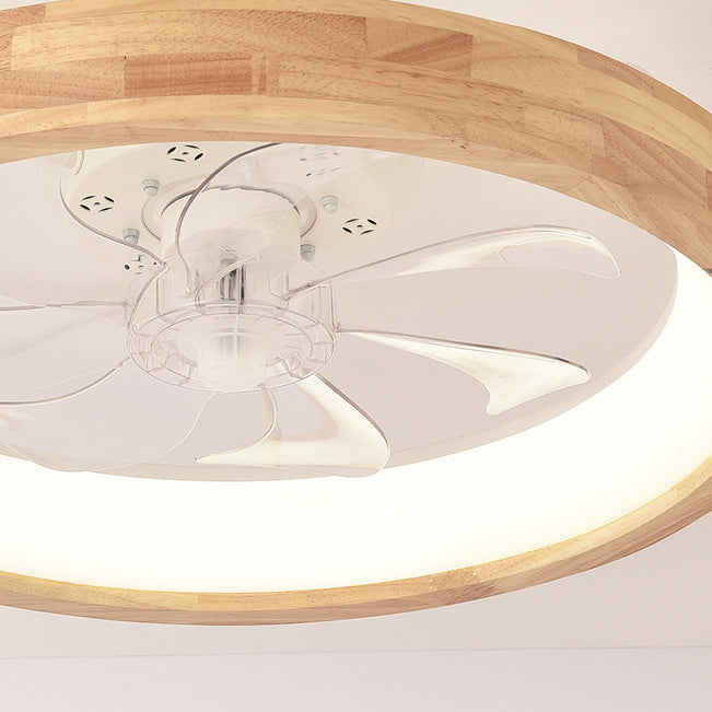 ZenithWood | Elegant Modern Japanese Ceiling Fan Light Fixture 9