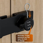 Tuzwa Combination Cam Lock – 3-Digit Resettable Cabinet Lock, 1,000 Codes, Zinc Alloy, Chrome Dials, 2/3-Hole Baseplate, Silver/Black