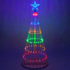 Outdoor Christmas Tree Lightshow, LED Christmas Tree Lights with 12 Modes, Animated Multicolor Christmas Light Show
