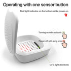 Hearing Aid Drying Box, Portable Hearing Aid Dryer with USB and Battery Power, Compact Hearing Aid Dehumidifier