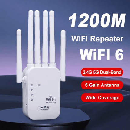 WiFi Booster with 6 Antennas, WiFi Repeater with Ethernet Port – image 19