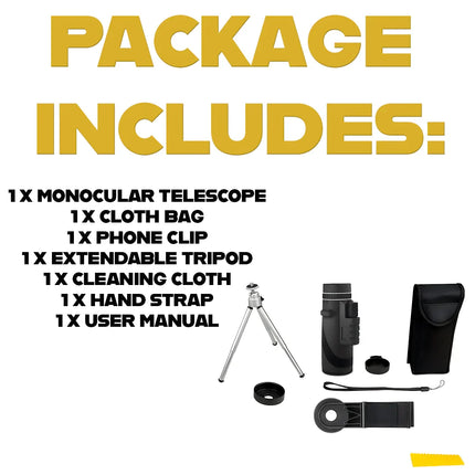 Monocular Telescope 10x Magnification, Monocular for Birding – image 5
