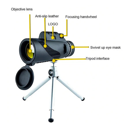 Monocular Telescope 10x Magnification, Monocular for Birding – image 7