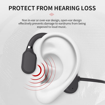 Wireless Headphones, Waterproof Open Ear Bluetooth Headphones for Running