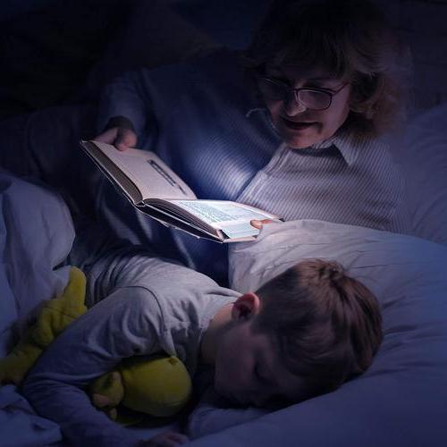 Book Light for Reading in Bed, Flat Panel LED Reading Light for Books, Rechargeable Reading Light with Bookmark