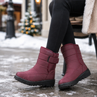 Snow Boots for Women, Waterproof Winter Boots with High Shaft, Warm Snow Boots with Non Slip Tendon Sole