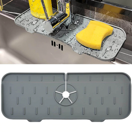 Silicone Sink Mat and Water Absorbing Mat, Bathroom Sink Mat and Vanity Pad – image 5