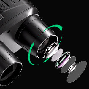 Night Vision Goggles Binoculars, 4K Digital Infrared Night Vision Binoculars with 5x Magnification and 3 Inch Screen 2
