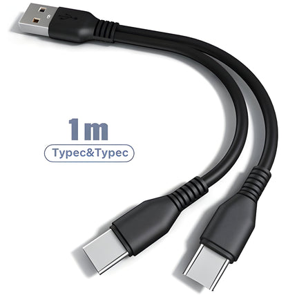 USB C Cable 2 in 1, Multi Charging Cable Micro USB and Type C