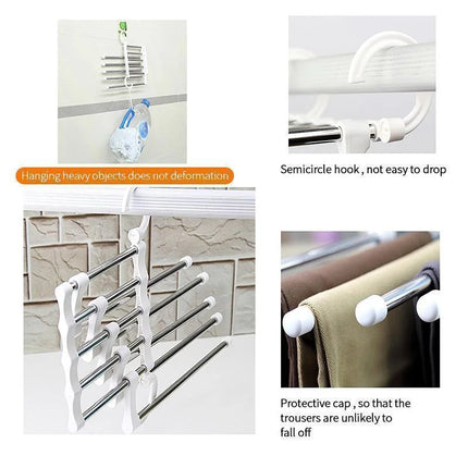 Pants Hanger Space Saving, Non Slip Clothes Hanger – image 6