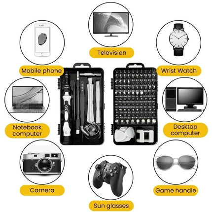 Precision Screwdriver Set 115 in 1, Watch Repair Kit for Phones