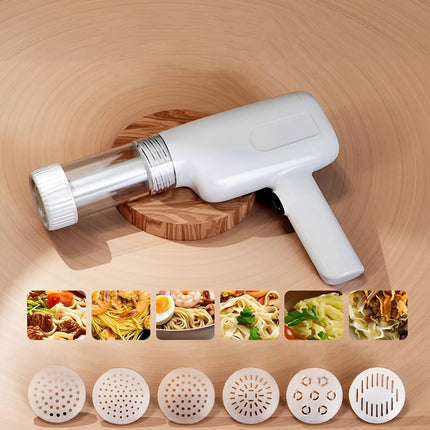 Pasta Maker Machine, Electric Noodle Maker with 6 Molds
