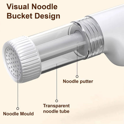Electric Noodle Maker with 6 Molds, Pasta Maker Machine – image 7