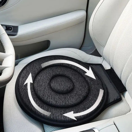 Swivel Car Seat Cushion 360 Degree, Car Swivel Seat for Elderly and Seniors, Rotating Seat Cushion with Non Slip Base