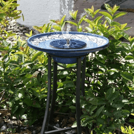 Solar Bird Bath Fountain, Outdoor Fountain for Garden and Pond