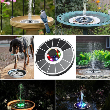 Solar Bird Bath Fountain, Outdoor Fountain for Garden and Pond – image 5