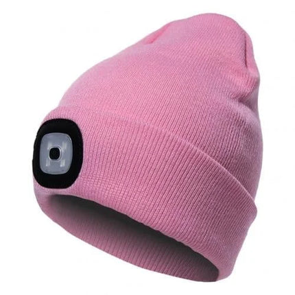 LED Beanie with Light, Rechargeable Winter Hat with Hands Free Flashlight – image 7