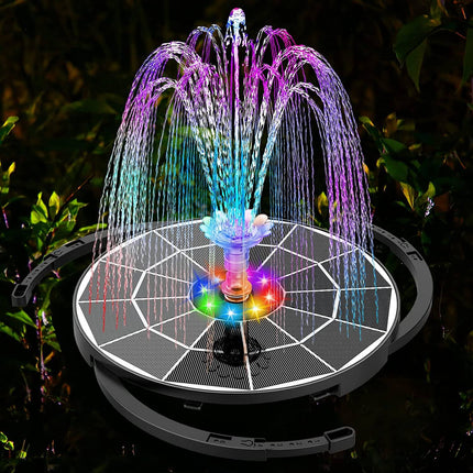 Solar Bird Bath Fountain, Outdoor Fountain for Garden and Pond – image 9