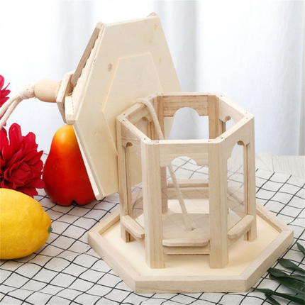 Bird Feeders for Outside, Crow Feeder with Roof and Clear Seed Panel – image 7