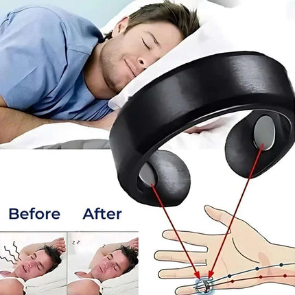 Acupressure Ring, Adjustable Copper Anti Snore Ring - image 4