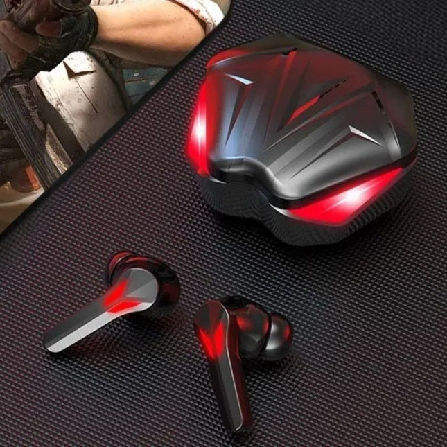 Wireless Earbuds with Mic for Gaming, Low Latency Bluetooth Earbuds with Touch Control and Type C Charging Case – image 2
