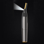 Tuzwa Precision Grooming Trimmer – Cordless Nose, Ear, Eyebrow, Beard & Mustache Detail Trimmer with Stainless Steel Blade & LED Light