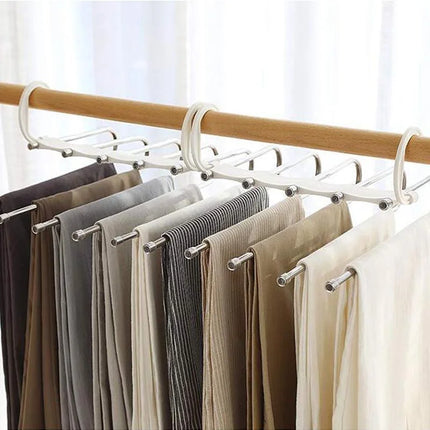 Non Slip Stainless Steel Clothes Hanger, Retractable Rods – image 5