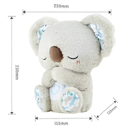 Koala Plush Toy with Music Lights and Rhythmic Breathing, Koala Stuffed Animal with Heartbeat Sound for Anxiety – image 5