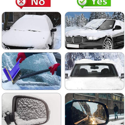 Car Windshield Cover, Car Snow Cover with Storage Bag – image 5
