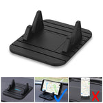 Tuzwa Car Phone Holder for Dashboard – Non-Slip Silicone Phone Mount with 360° Rotation, Hands-Free GPS Stand