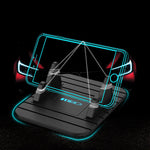 Tuzwa Car Phone Holder for Dashboard – Non-Slip Silicone Phone Mount with 360° Rotation, Hands-Free GPS Stand