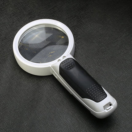Lighted Magnifying Glass, 20x Handheld Magnifying Glass for Reading