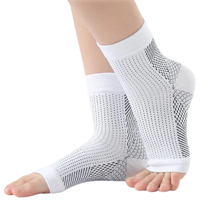 Compression Socks, Open Toe Compression Socks with Arch Support, Non Slip Socks for Daily Wear