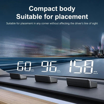 GPS Speedometer for Car, HUD Display, Dual Satellite Tracking