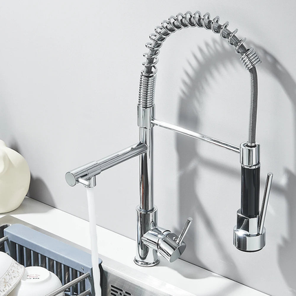 Pull Down Kitchen Faucet with Sprayer – image 18
