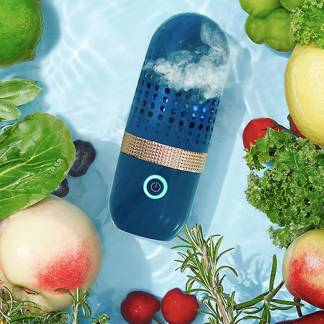 Vegetable Washing Machine, Fruit Cleaner Machine with Electrolysis, USB Charging Fruit and Vegetable Purifier for Sinks
