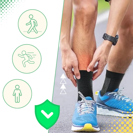 Compression Socks, Open Toe Compression Socks with Arch Support